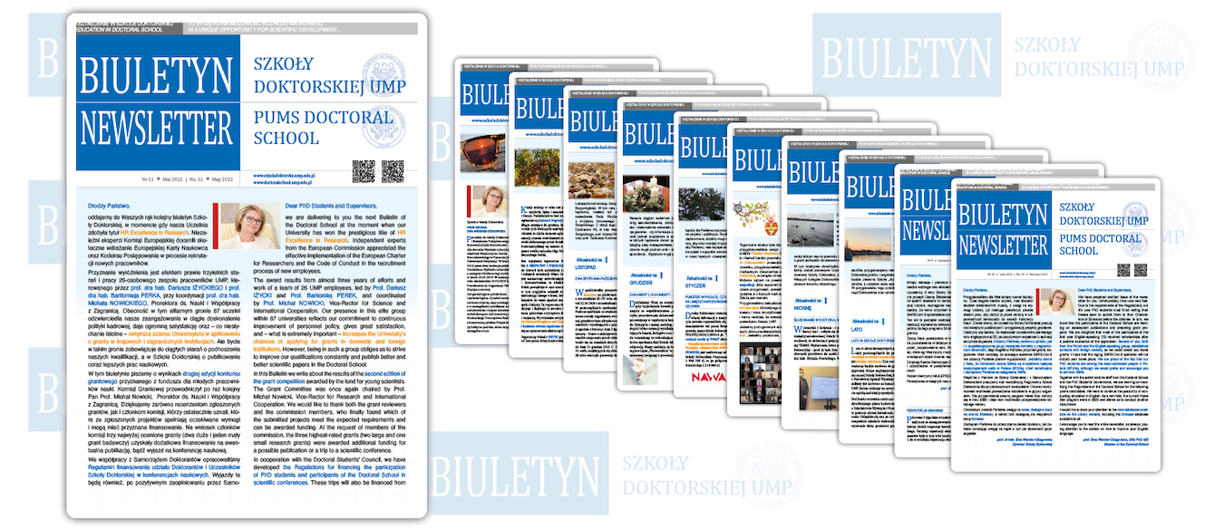 Już jest nr 17 (marzec 2024) Biuletynu Szkoły Doktorskiej UMP